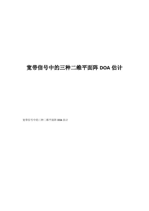 阵列信号处理—music、Capon