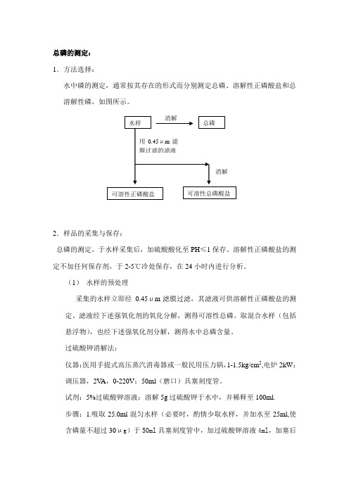 总磷的测定