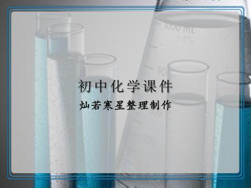 人教版九年级下册化学化学元素与人体健康(2)