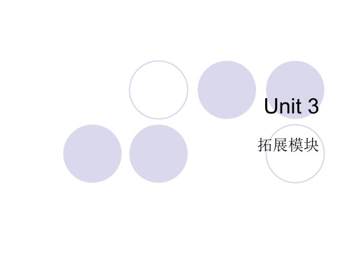 高教版中职英语(拓展模块)Uint 3《Holiday》ppt课件1