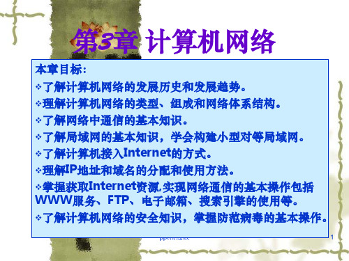 第三章 计算机网络基础与INTERNET应用ppt课件