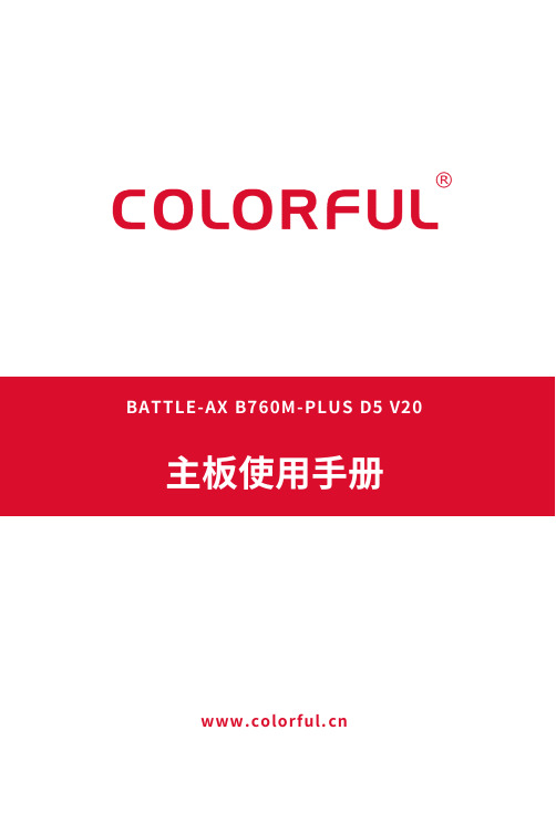 BATTLE-AX B760M-PLUS D5 V20 主板使用手册说明书