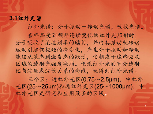 红外光谱和拉曼光谱PPT课件