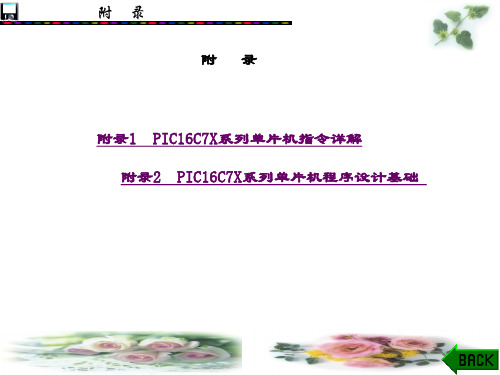 精品课件-单片机应用实训教程(张永枫)-附录