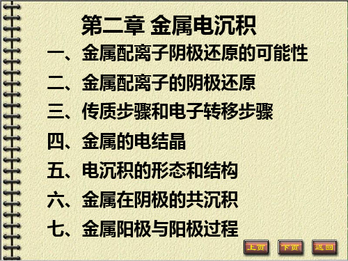 第二章金属电沉积 ppt课件