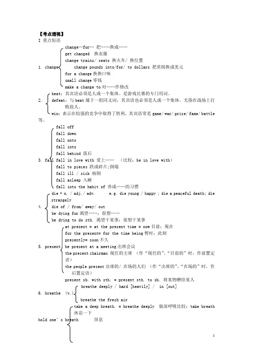 江苏省启东中学高考英语二轮复习模块二Unit3Amazingpeople牛津译林版