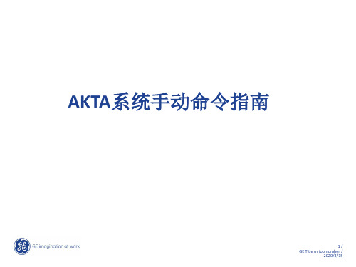 AKTApurifier手动命令介绍