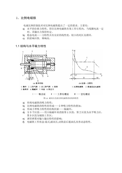 比例电磁铁