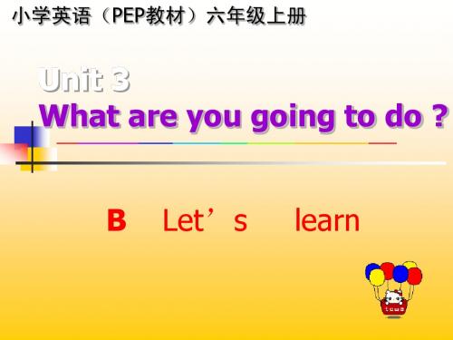 PEP小学英语六年级上册(PEP7)Unit_3_Part_B_Let's_learn_课件(1)