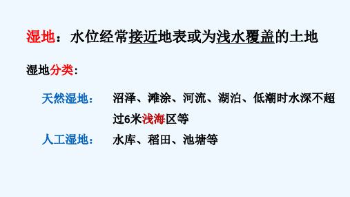 2021_2022学年高中地理第二章区域可持续发展第二节湿地资源的开发与保护_以洞庭湖区为例课件4湘