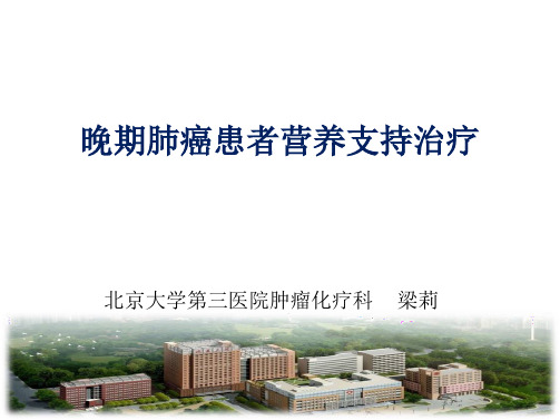 肺癌患者营养治疗PPT演示幻灯片