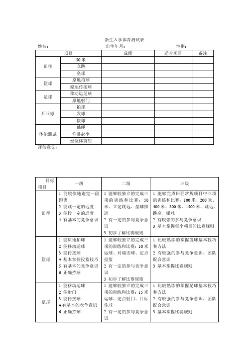 特教学校学生成长档案