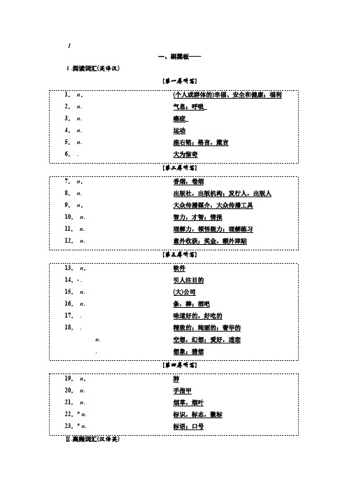 标题--2018-2019学年高中新创新一轮复习英语译林版：必修四 Unit 1 Advertising