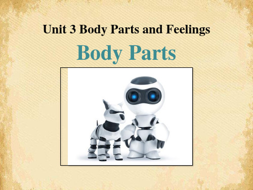 《Body Parts》Body Parts and Feelings PPT