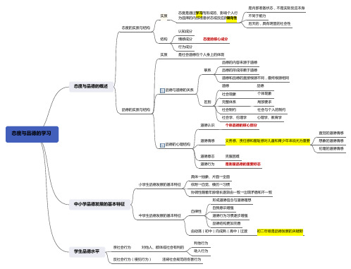 态度与品德的学习