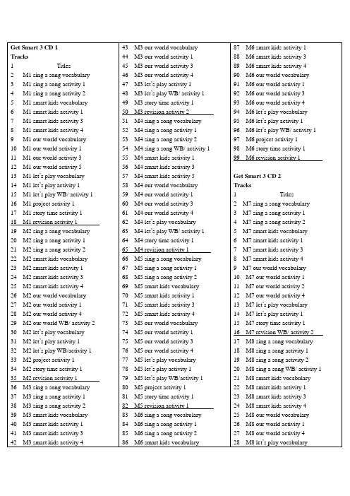 get smart 3 class CDs