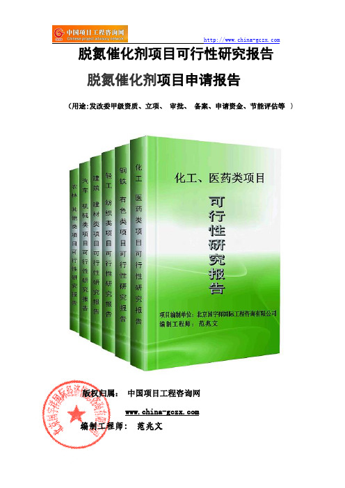 脱氮催化剂项目可行性研究报告(模板案例)