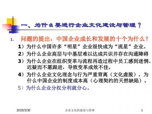 企业文化建设与管理[精品ppt课件]