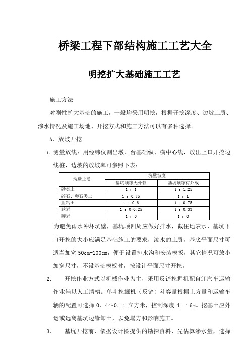 桥梁工程下部结构施工工艺大全