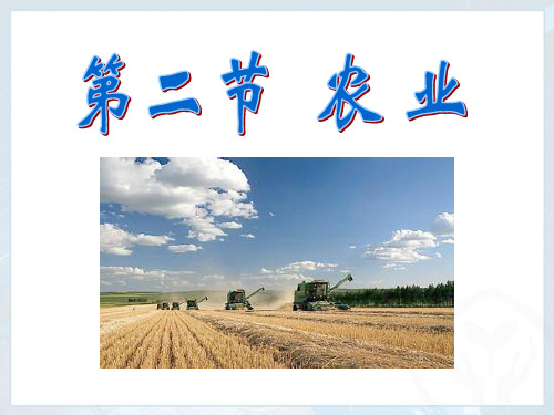 《农业》中国的经济发展PPT优秀-人教版八年级地理上册