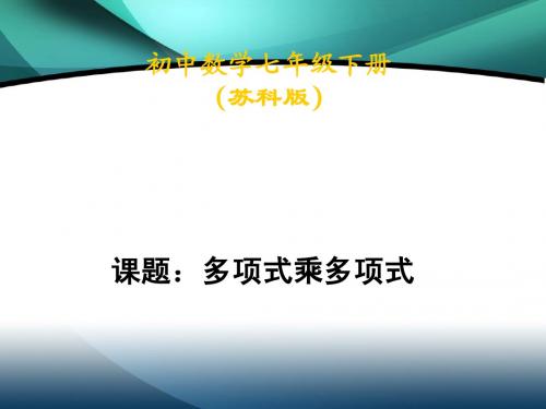 多项式乘以多项式