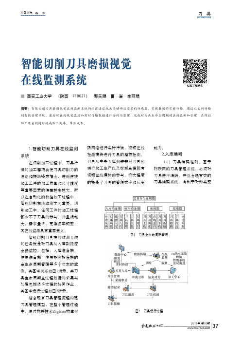 智能切削刀具磨损视觉在线监测系统