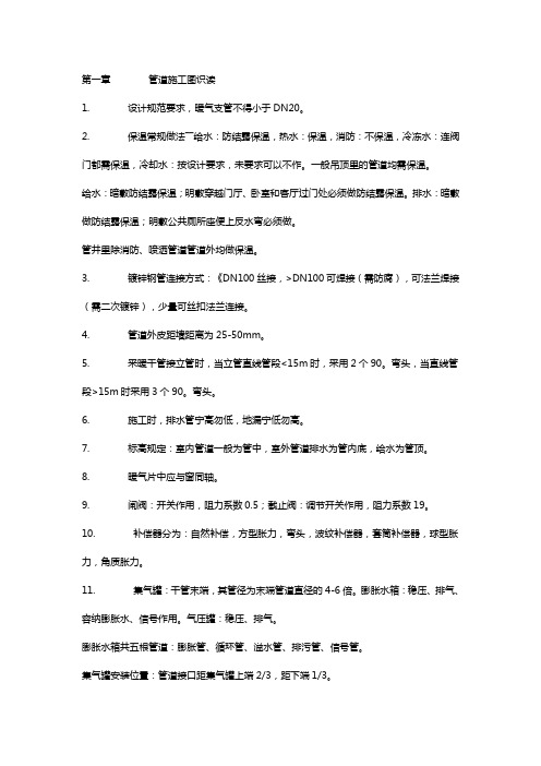 【建筑工程管理】安装工程识图