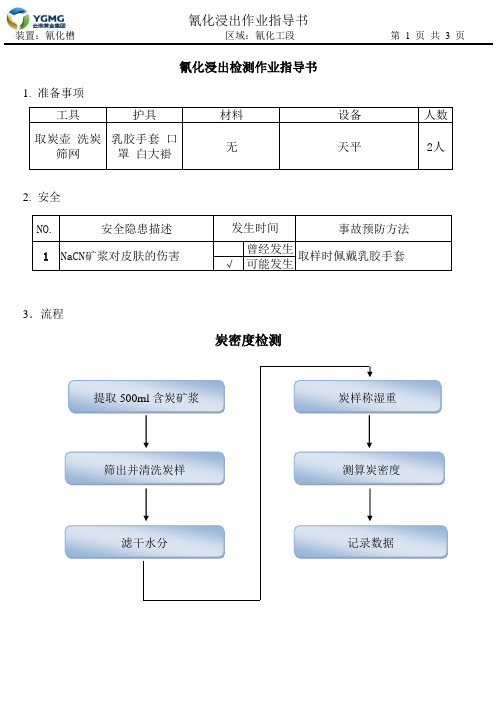 炭密度检测作业指导书2