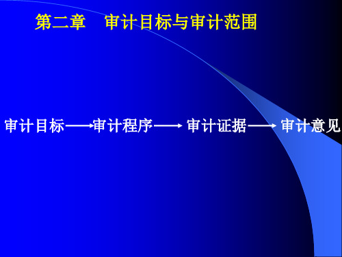 审计目标与审计范围.ppt