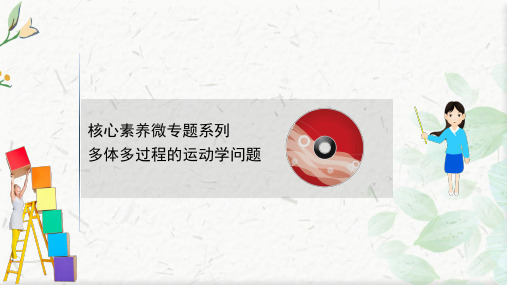 2021版新高考物理人教版一轮课件：核心素养微专题系列 1 多体多过程的运动学问题 