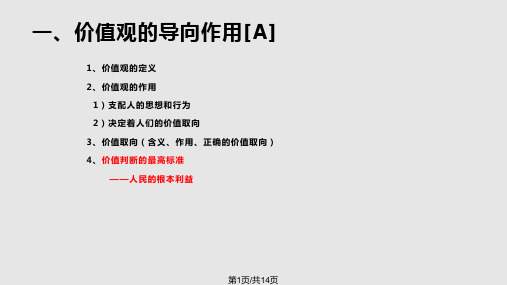 创造价值 追求理想PPT课件
