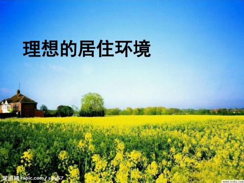 五年级下册美术课件-4理想的居住环境 苏少版 