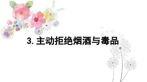2019部编版《道德与法治》五年级上册《主动拒绝烟酒与毒品》课件.ppt