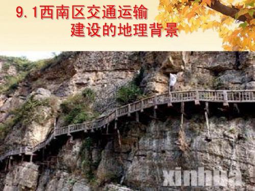 9.1西南区的交通运输建设的地理背景
