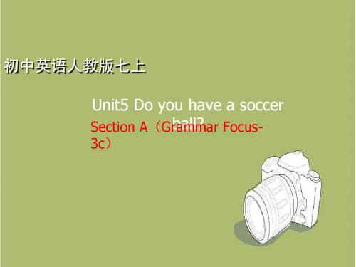 人教版七年级上英语Unit5 SectionA(Grammar Focus 3c)课件