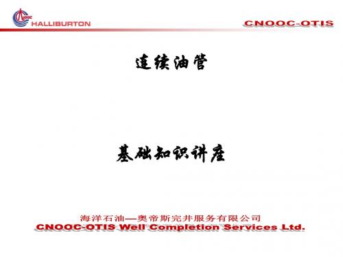 哈里伯顿连续油管基本知识讲座资料