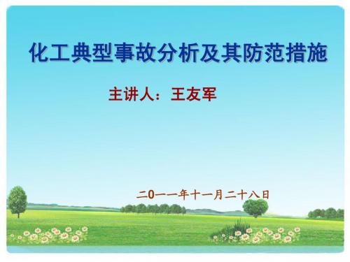 化工典型事故分析及其防范措施