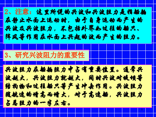 船舶阻力兴波阻力