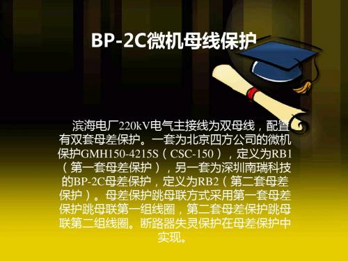 BP-2C 母差保护