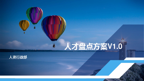 人才盘点方案