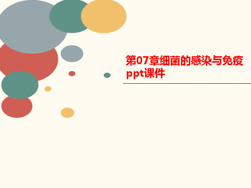 第07章讲义细菌的感染与免疫ppt课件