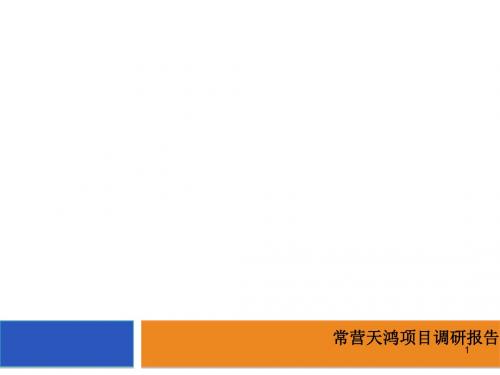 北京华联常营天鸿购物中心的项目调研的报告PPT42-PPT课件