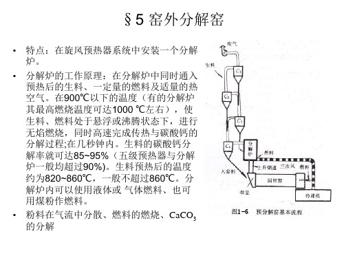 窑外分解窑分解炉种类和结构