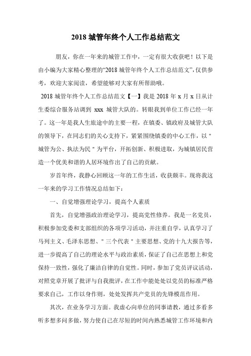 城管年终个人工作总结范文.doc