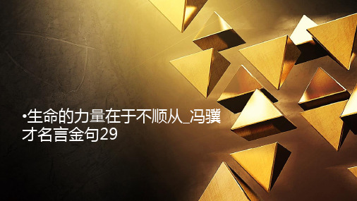 生命的力量在于不顺从_冯骥才名言金句29