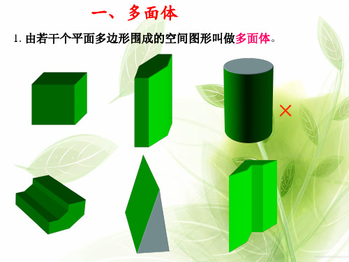 多面体PPT教学课件