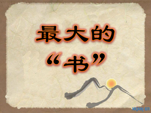 人教版小学二年级语文下册19.二年级下册19课最大的书