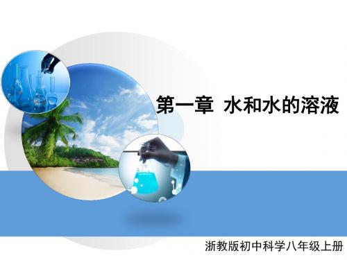 第1章《水和水的溶液》优秀复习课件1