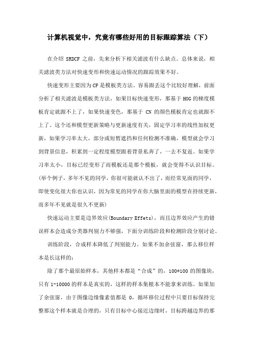 S T A P L E 目 标 跟 踪 算 法