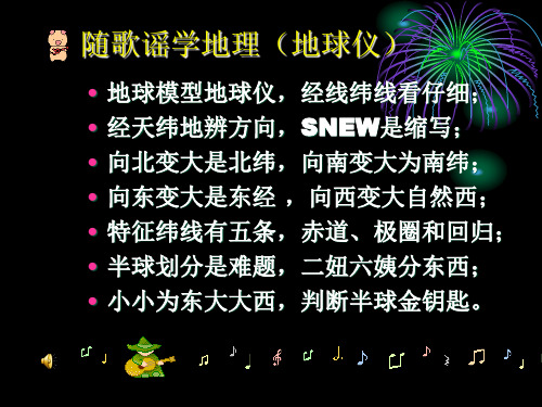 七年级上册经纬网PPT课件